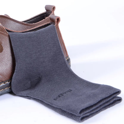 The Executive Pack | Conjunto de 10 Pares de Meias Crew em Bambu
