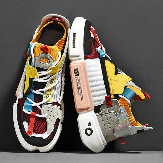 The Urban Voyager | Sculpted Platform Sneakers
