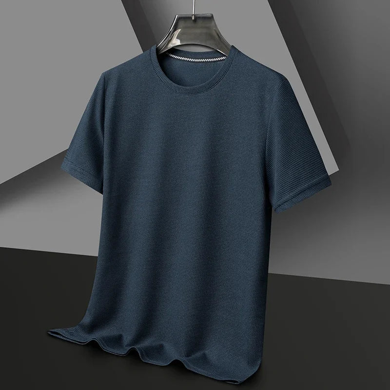 The Waffle-Knit Essential | Modern Tee