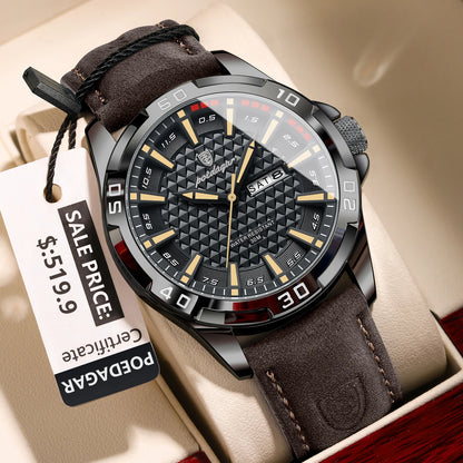 POEDAGAR Original Man Wristwatch Top Luxury