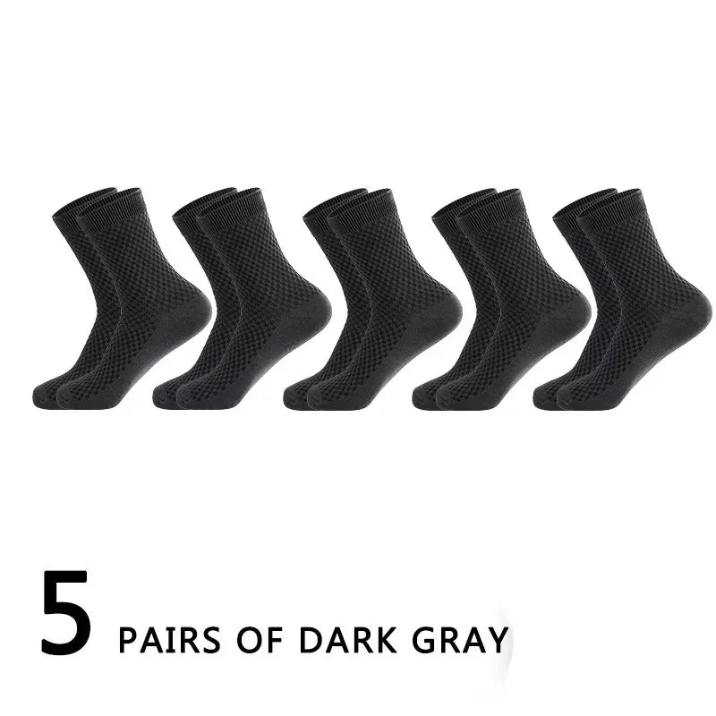 Luxury Bamboo Fiber Socks | 5-Pair Collection