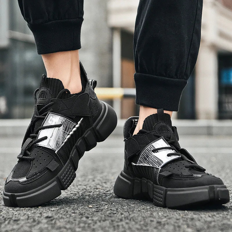 The Urban Voyager | Sculpted Platform Sneakers