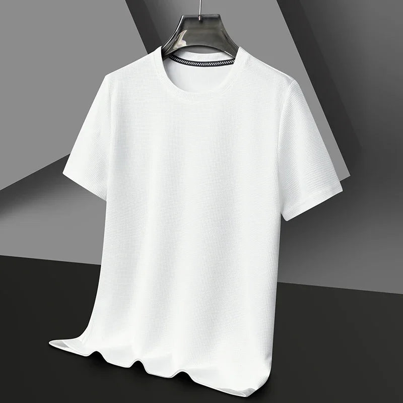 The Waffle-Knit Essential | Modern Tee