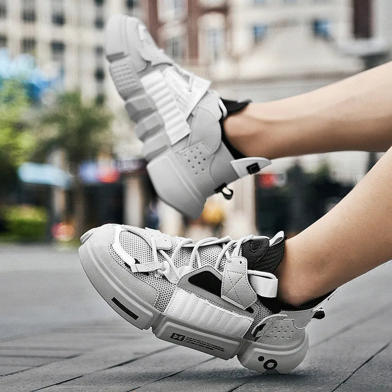 The Urban Voyager | Sculpted Platform Sneakers