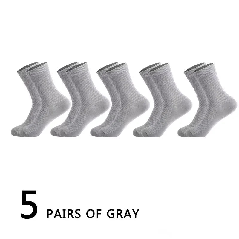 Luxury Bamboo Fiber Socks | 5-Pair Collection