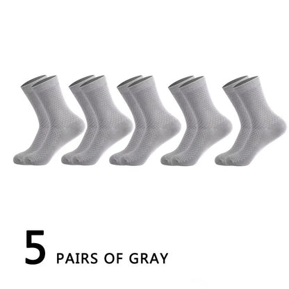 Luxury Bamboo Fiber Socks | 5-Pair Collection