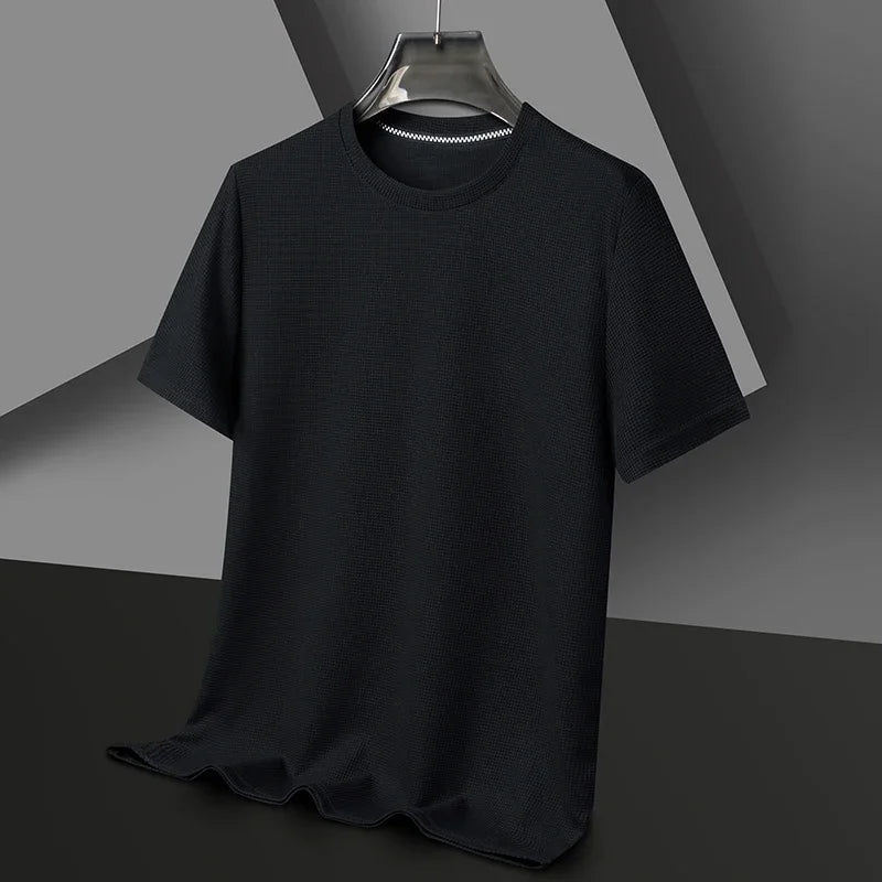 The Waffle-Knit Essential | Modern Tee
