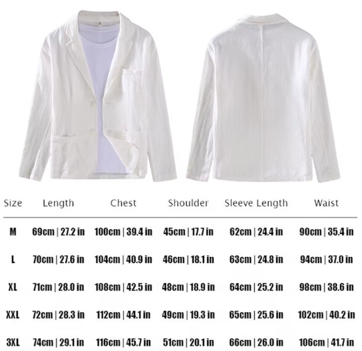 Signature Cotton-Linen Essential Blazer