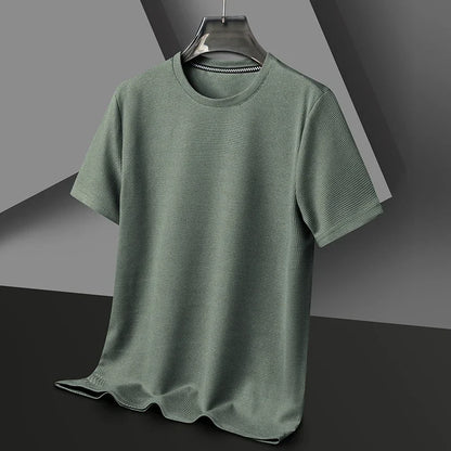 The Waffle-Knit Essential | Modern Tee